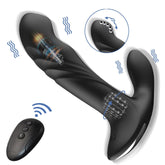 Masajeador de próstata vibratorio de 7 frecuencias con control remoto inalámbrico